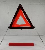 Twelve Simply SWT1Foldable Warning Triangle, complied with ECE R27 European Standards.