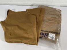 Ten as new Dennys BIB Aprons with metal eyelets, 28