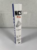 Fifty dozen as new Victor NCS Pro Speed 77 Shuttlecocks.