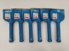 Six as new Footprint Brick Bolster 240 x 115 (NO1236) (some transit marks).