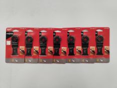 Seven as new Starlock Milwaukee Wood Cutting Blades, 42mm x 35mm (48-906-001).