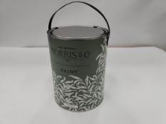 As new Morris & Co Paint, River Wandle, Chalky Matt, 5L.