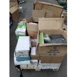 A pallet of assorted stationery and related.