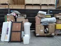 Two pallets of assorted homeware and related goods.