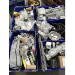 Fifteen crates of assorted commercial, industrial and more. *Crates not included.