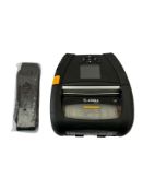 Pre-owned Zebra ZQ630 Mobile Wifi/Bluetooth Thermal Label Printer (M/N: ZQ63-AUWAE11-00).