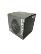 As new Garmin Fenix 8 47mm Premium Solar Sapphire Multisport GPS Watch in Carbon Grey (S/N: 8KG02712