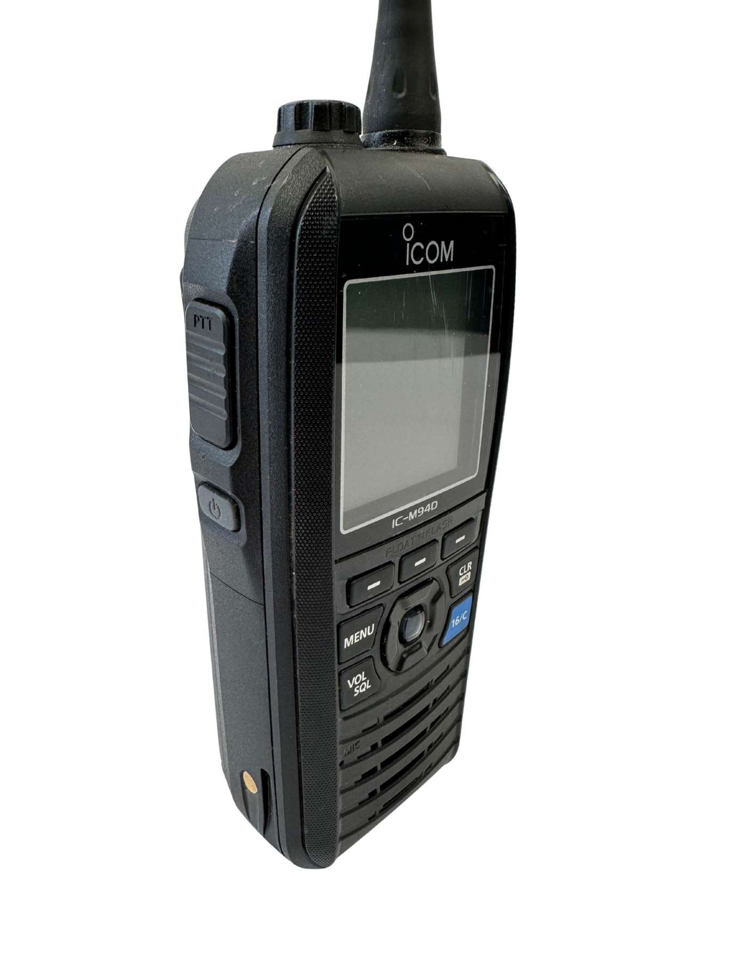 Pre-owned Icom IC-M94D Float N' Flash VHF Marine Tranceiver (Please ...