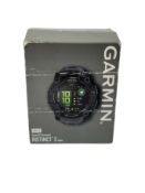 As new Garmin Instinct 3 50mm AMOLED Rugged GPS Smartwatch in Black (Box not sealed) (S/N: 8M5016897