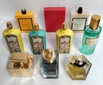 Forty Gucci perfumes/testers and related (please note: bottles may have been used/packaging may have