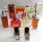 Forty eight perfumes/testers and related to include Nicki Minaj, L'aimant, Coty Prestige Paris and S