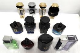 Forty Paco Rabanne perfumes/testers and related (please note: bottles may have been used/packaging m