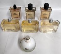 Forty one Lacoste and Kenzo perfumes/testers and related (please note: bottles may have been used/pa