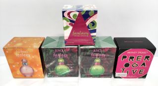 Sixty Britney Spears perfumes/testers and related (please note: bottles may have been used/packaging