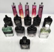Thirty Givenchy perfumes/testers and related (please note: bottles may have been used/packaging may