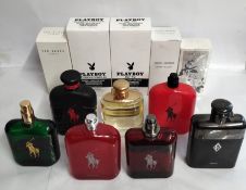 Thirty five perfumes/testers and related to include Ted Baker and Ralph Lauren (please note: bottles