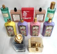 Thirty Gucci perfumes/testers and related (please note: bottles may have been used/packaging may hav