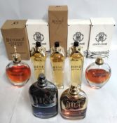 Thirty Beyonce and Roberto Cavalli perfumes/testers and related (please note: bottles may have been