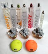 Twenty eight DKNY perfumes/testers and related (please note: bottles may have been used/packaging ma