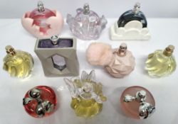 Fifty perfumes/testers and related - Nina Ricci, Ariana Grande and Shawn Mendes (please note: bottle