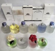 Thirty Dolce & Gabbana perfumes/testers and related (please note: bottles may have been used/packagi