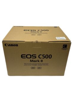 As new Canon EOS C500 Mark II 5.9K Full-Frame Camera Body (EF Mount).