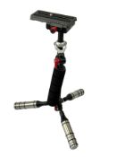 Pre-owned Movo Photo VS7 Video Stabilizer System with Quick Release Plate in Carry Bag.