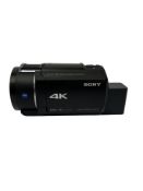 Pre-owned Sony FDR-AX43A 4K Handycam Camcorder with battery & charger.