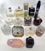Fifty two perfumes/testers and related to include Jimmy Choo, Gaultier, Chanel, YSL, Hugo, Estee Lau