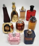 Thirty perfumes/testers and related to include Paco Rabanne, Burberry, YSL, Boss, Jean Paul Gaultier