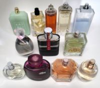 Fifty one perfumes/testers and related to include Givenchy, D&G, Prada, Valentino, Paco Rabanne and