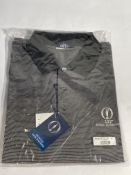 The Open 151st Royal Liverpool golf polo (XL).