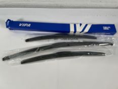 Twenty sets of as new Vipa Car Parts Premium Wiper Blade Sets (HONDA CIVIC MK 9 hatchback, Jan 2012