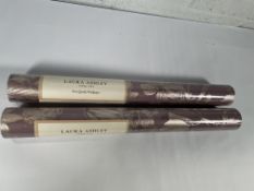 Two Laura Ashley Summerhill wallpaper, pale blackberry 121086.