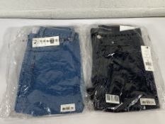 Two pairs of French Connection denim slim fit jeans (Both size 28).