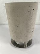 A pre-owned Cerasonar concrete mini loudspeaker (sold as seen).