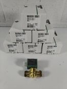 Six ASCO numatics valves, DC 6W, 4mm Orifice,15mm, boxed (X262513141004E7).