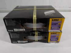Two as new cases of DeWalt 33° papertape collation galvanized timber nails. Qty. 2200 per case 2.8mm