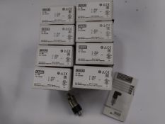 Eight as new Wika S20 pressure transmitters. P# 14130106, boxed with instructions.