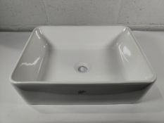 An as new Ceramic Sink, White (brand unknown).