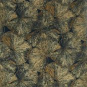 Six metres of Zoffany Taisho Fabric Vine ZTOT322647, black (stock image).