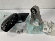 A Lotus Evora (2016 - 2022) mirror housing assy, LH-FED/GCC, part number: A132B0567F, a transmission