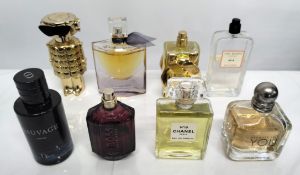 Forty perfumes/testers and related to include Chanel, Armani, Boss, CK, Prada, Givenchy and more! (p