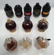 Thirty six Viktor & Rolf and Juicy Couture perfumes/testers and related (please note: some bottles h