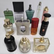 Forty perfumes/testers and related to include Issey Miyake, Diesel, Gucci, Dior and more (please not