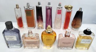 Thirty seven Givenchy perfumes/testers and related (please note: bottles may have been used/packagin