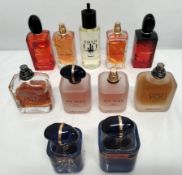 Thirty Armani perfumes/testers and related (please note: bottles may have been used/packaging may ha