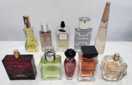 Forty perfumes/testers and related to include Dior, YSL, Ghost, Ellie Saab, Ted Baker and more! (ple