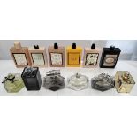 Forty Gucci perfumes/testers and related (please note: bottles have been used/packaging may have dam