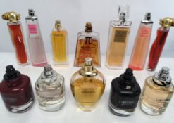 Thirty seven Givenchy perfumes/testers and related (please note: bottles may have been used/packagin